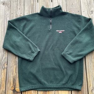 Polo Sport by Ralph Lauren Green Long Sleeve 1/4 Zip Sweater Men's Size L